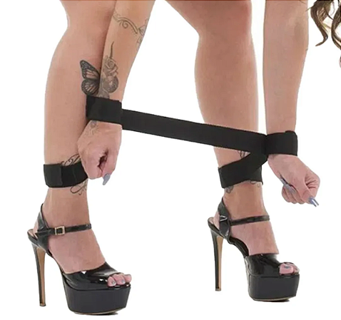 Kit Amarras para Mãos e Pernas em Nylon Sexy Fantasy