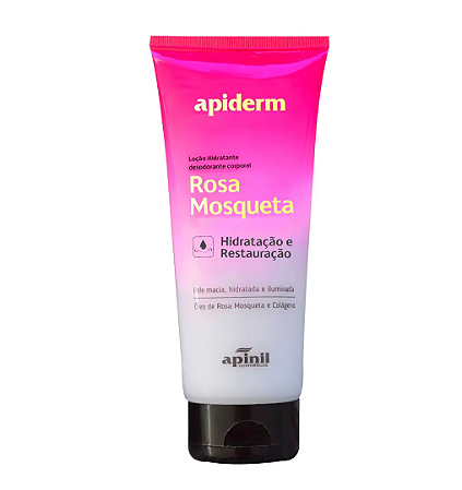 Epiderm Loção Hidratante Desodorante Corporal com Rosa Mosqueta e Colágeno 190g Apinil Cosméticos