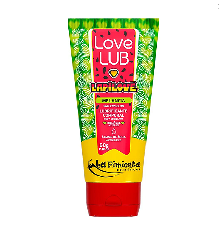 Love Lub lapilove Lubrificante Corporal Beijável 60g La Pimienta Melancia