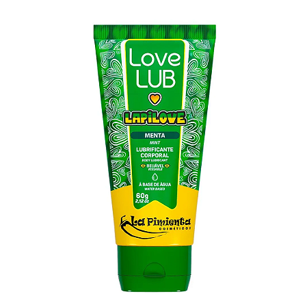 Love Lub lapilove Lubrificante Corporal Beijável 60g La Pimienta Menta