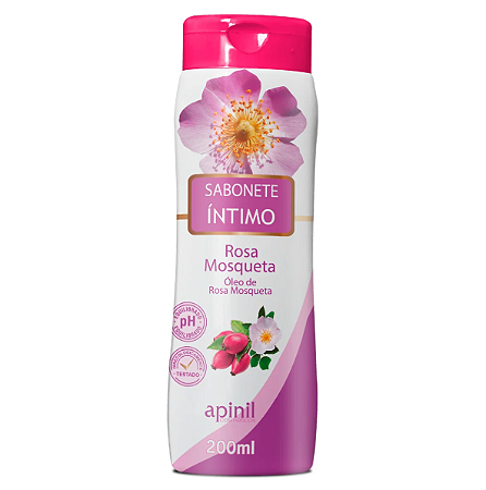 Sabonete Íntimo Rosa Mosqueta 200ml Apinil
