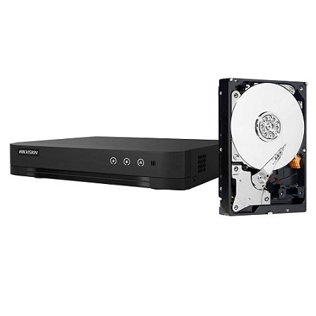 Gravador de Video Stand Alone DVR DS-7208HGHI-M1/CVBS 8 Canais Full HD 1080p + HD 500GB