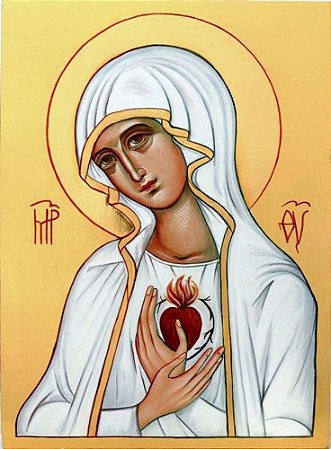 Ícone Imaculado Coração de Maria 2
