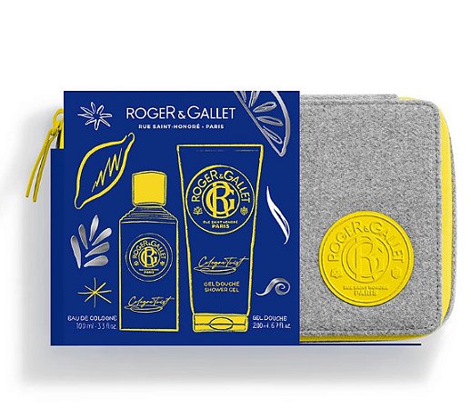 Coffret  Roger & Gallet Cologne Twist 100 ml + Gel douche 200 ml