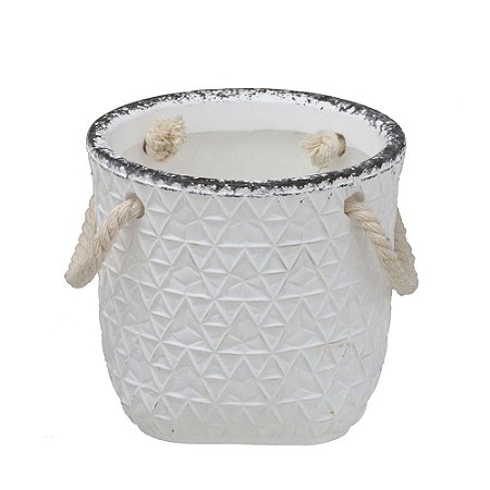 Cachepot Decorativo Rustico Casa Vaso Jardim Aparador