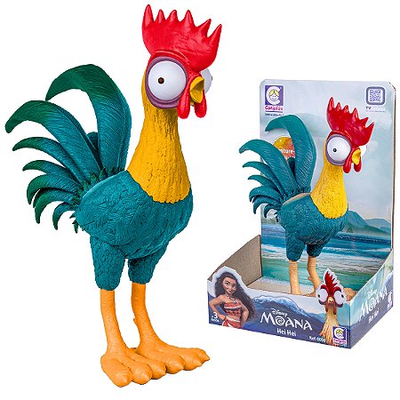 Boneco Galo Hei Hei Brinquedo Com Som Moana Disney Original
