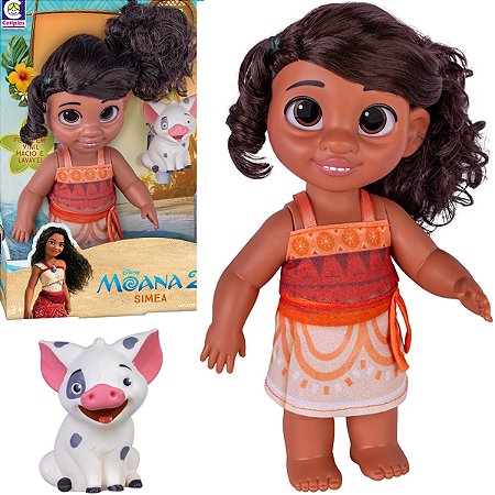 Boneca Simea Baby Irmã da Moana Disney Original Presente
