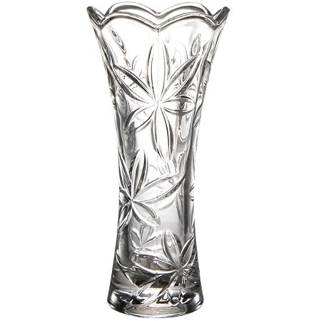Vaso De Vidro  Decorativo Flores Decoração Casa 19 cm
