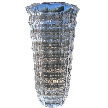 Vaso Vidro Grande Decorativo Flores Decoração Casa 25 cm
