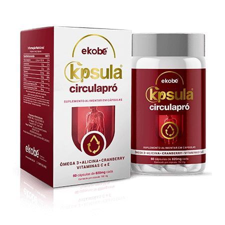 K’psula CirculaPró 60 cáps - saúde dos vasos sanguíneos