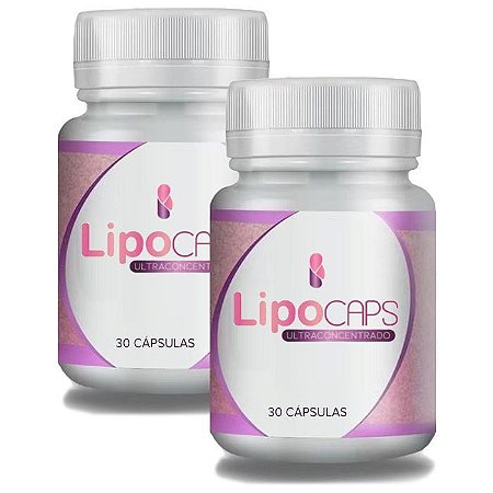 LipoCaps 30 Cáps - Kit 2 unidades LipoCaps