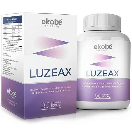 Luzeax 30 cáps - Beneficia a visão