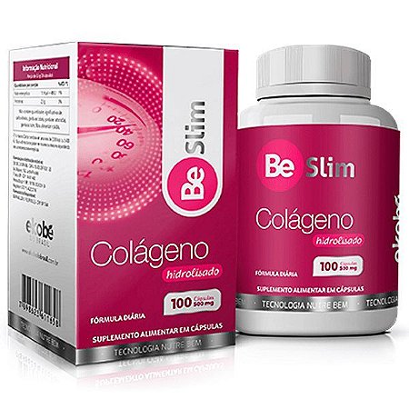 Be Slim Colágeno 60 cáps - Colágeno Hidrolizado