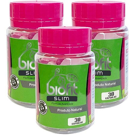 Biofit Slim 30 cáps - kit 3 unidades