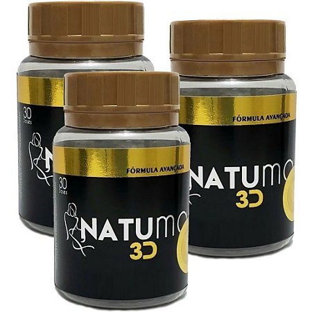Natumax 3D - kit 3 unidades