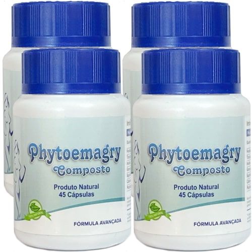 Phytoemagry 45 cáps - Kit com 4 Potes