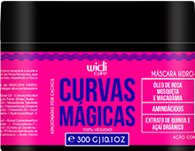 Mascara Hidro-Reconstrutora Condicionante Curvas Magicas Widi Care 300g