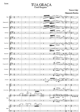 Tua Graça (Coral Resgate)