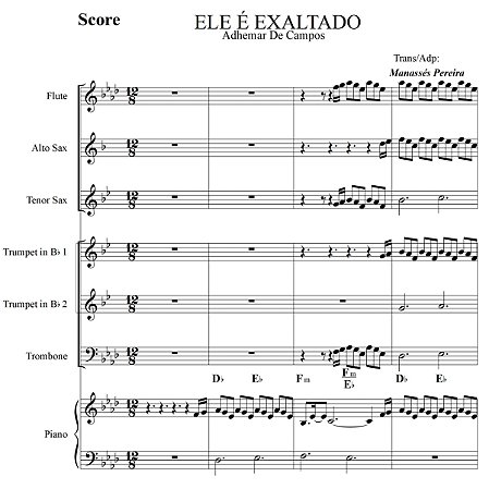 Ele é exaltado - Adhemar de campos