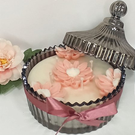 Vela Margarida Luxo - Flor de Cereiheira e Lavanda