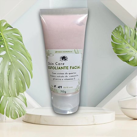 Esfoliante Facial com cristais de quartzo