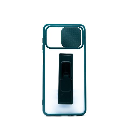 Capa p/ celular case Samsung A12 Proteção da Câmera Verde - MT SERVICE