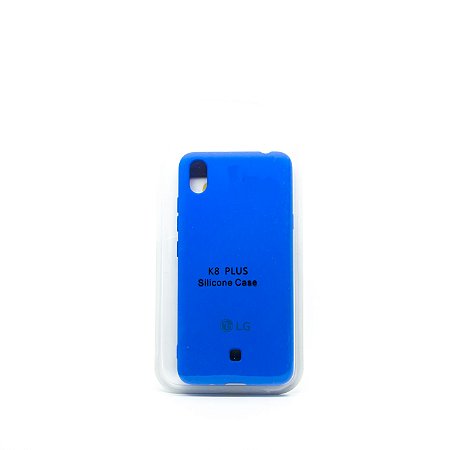 Capa Capinha Case Smartphone LG K8 Plus Silicone Azul - MT SERVICE