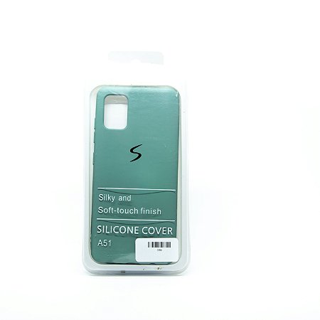 Capa Capinha Case Smartphone Samsung A51 Silicone Cinza - MT SERVICE