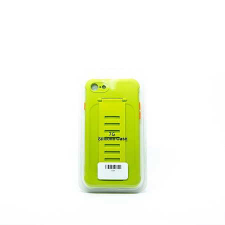 Capa Capinha Case Smartphone Iphone 7G Silicone Amarelo - MT SERVICE