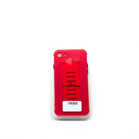 Capa Capinha Case Smartphone Iphone 7G Silicone Vermelho - MT SERVICE