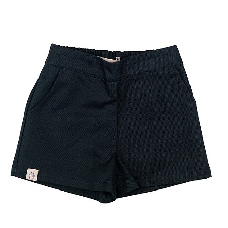 Short Alfaiataria Preto