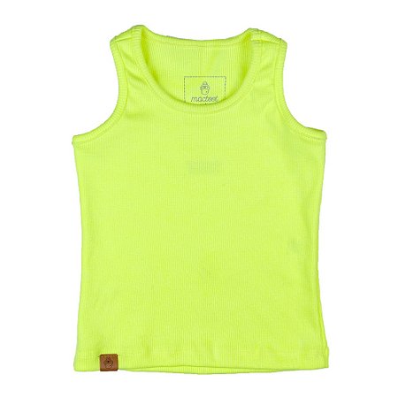 Regata Ribana Amarelo Neon