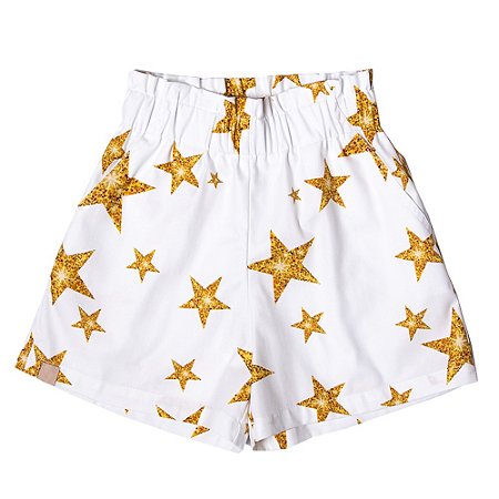 Short Estrela Branca