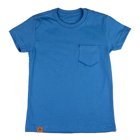 Camiseta Básica Azul Jeans
