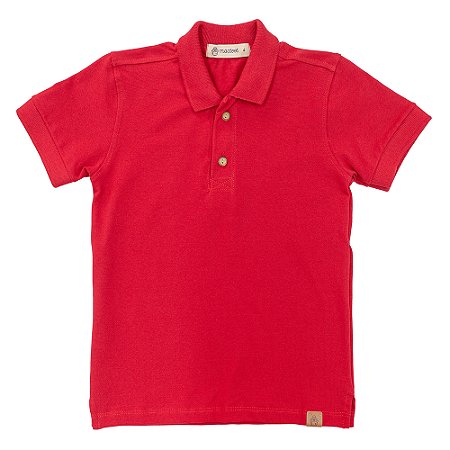 Camisa Polo Vermelha