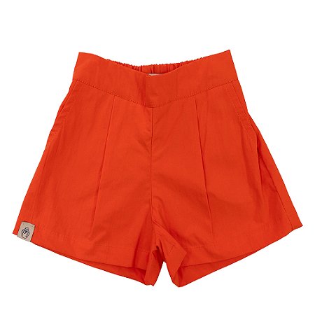 Short Alfaiataria Laranja