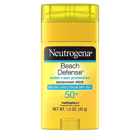 Neutrogena Beach Defense Bastão Protetor Solar Adulto e Infantil, SPF 50+