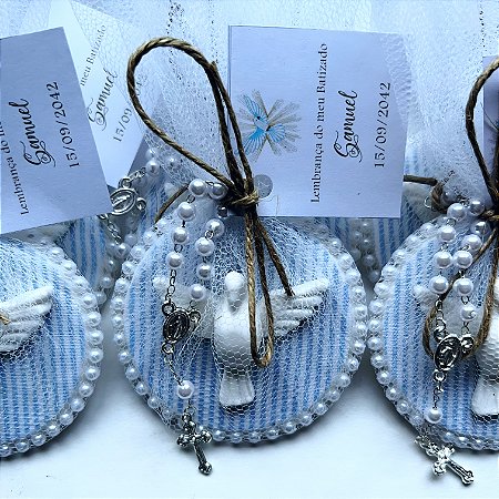 Lembrancinha de Batizado Ímã Espirito Santo