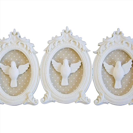 Lembrancinha de batizado mini quadro.