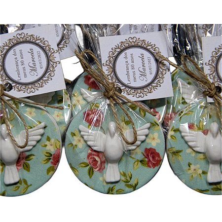 Lembrancinha de aniversário 80 anos