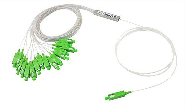 SPLITTER CONECTORIZADO SC/APC 1X16 - VERDE
