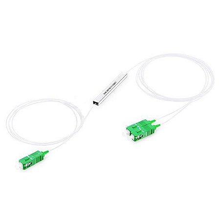 SPLITTER CONECTORIZADO SC/APC 1X2 - VERDE
