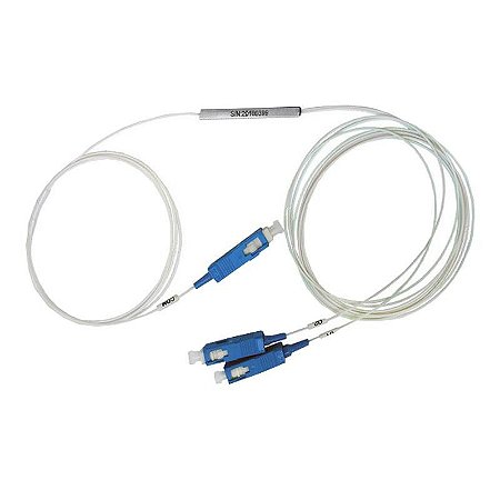 SPLITTER CONECTORIZADO SC/UPC 1X2 - AZUL