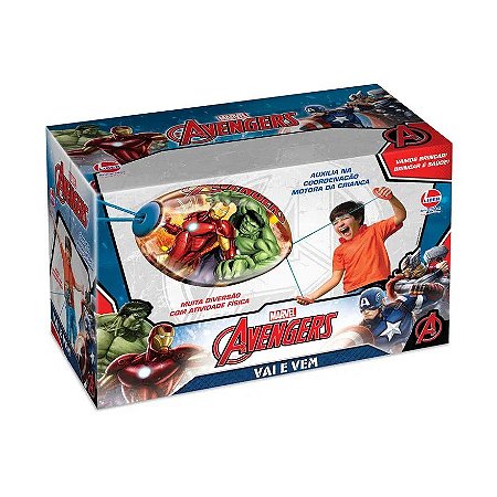 Vai E Vem Avengers - Lider Brinquedos