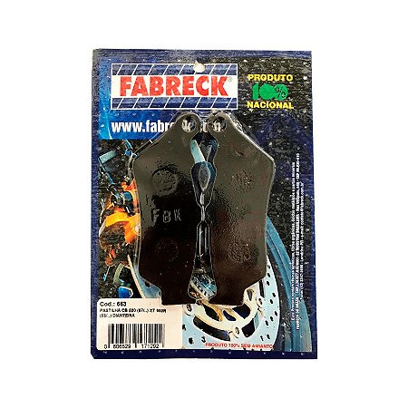 Pastilha de Freio CB 500 / (97) / XT 660 (08)