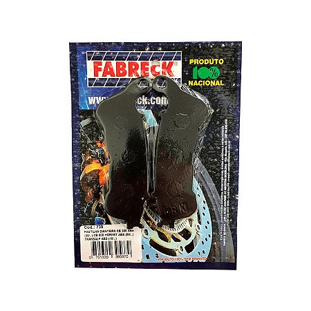 Pastilha de Freio Hornet-CB 600 (09) / CB 300 / Transap (10)
