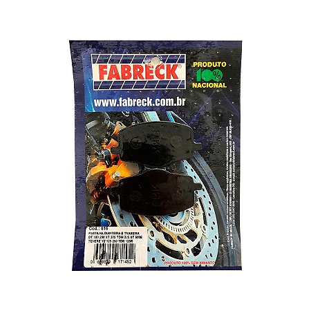 Pastilha de Freio DT 180-200 / XT 225 / TDM 225 / TENERE