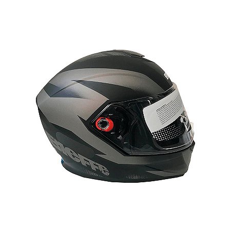 Capacete B-12 Flat Preto Fosco Nº58