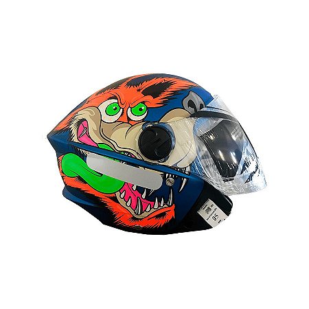 Capacete Azul Fosco Coyote Nº60 NEWLIBERTY THREE