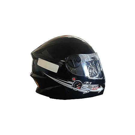 Capacete Protork Preto Kids Nº 54 New Liberty Four